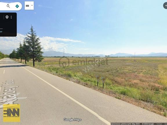 Isparta Kuleönü Bayat Arası Yola Sıfır Cephe Satılık Arazi 2