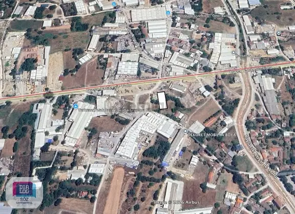 Nilüfer Yaylacık'ta Ana Yola Cephe 916m² Ticari İmarlı Arsa 2