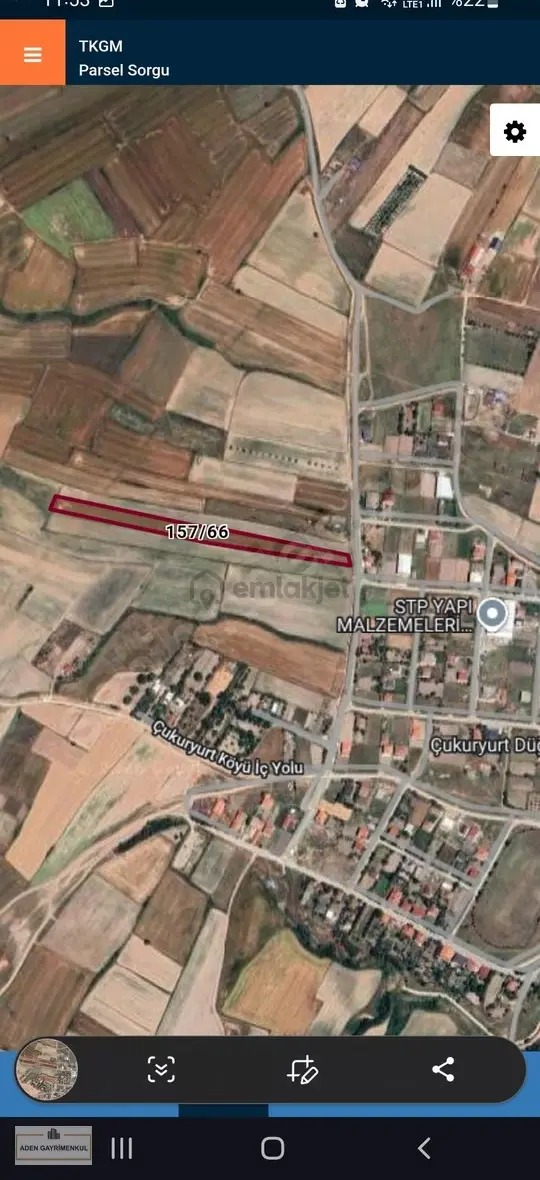 Tekirdağ Saray Çukuryurtta 7.748 M² Tek Tapu Tarla 2