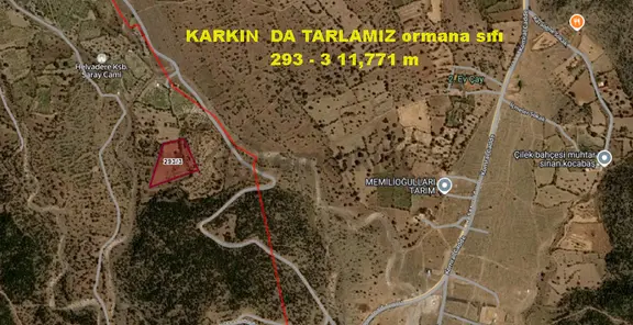 Karkında Satılık 11,771 Dönüm Tarla 2