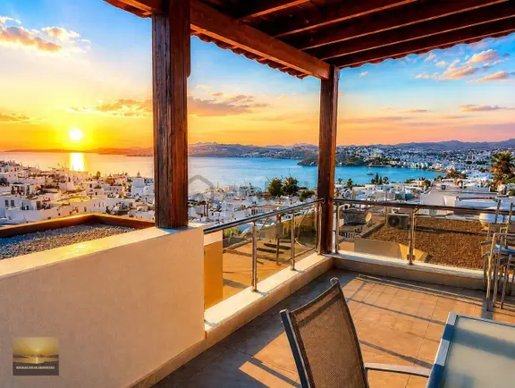Kumbahçede Kiralık Villa Kale-deniz Manzaralı Kumsal Plaja Yakın 1