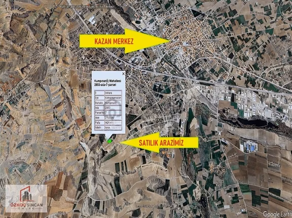 Özkoç'tan Kumpınarı Mah'de Satılık 574m² Villa Arsası 1