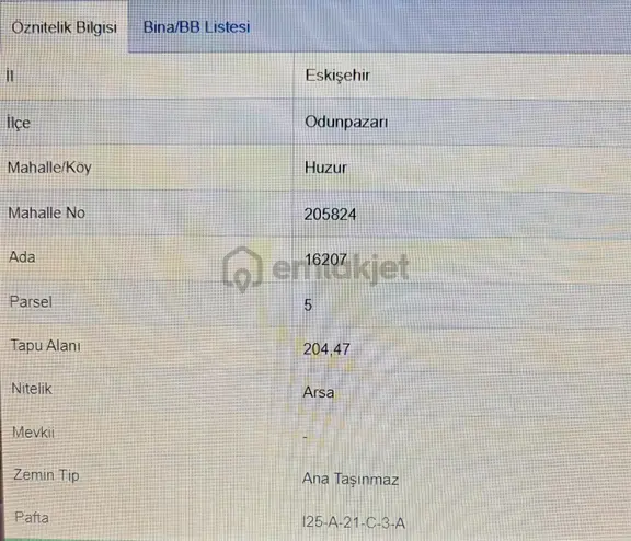Rw Nest'ten Huzur Mahalesinde Satılık 204,47 M2 Arsa 2