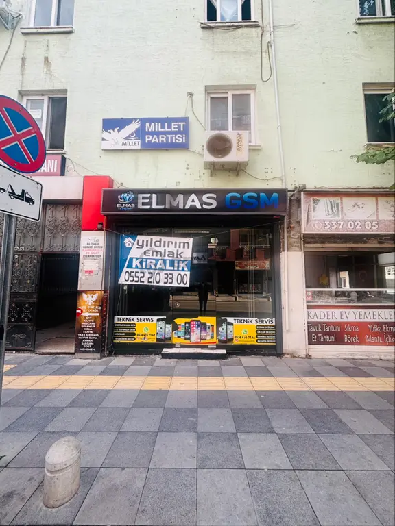 Yıldırım Gayrimenkul'den Çarşıda Cadde Üzeri Kiralık Dükkan 1
