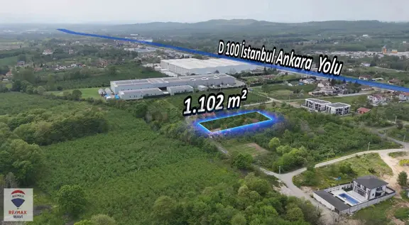 Akovada Villa Bölgesinde 1102 M² Villa İmarlı Satılık Arsa 2