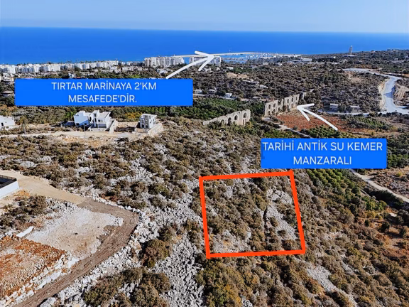 Uğur Emlak'tan Tırtar'da Su Kemeri Ve Deniz Manzaralı Arsa 1