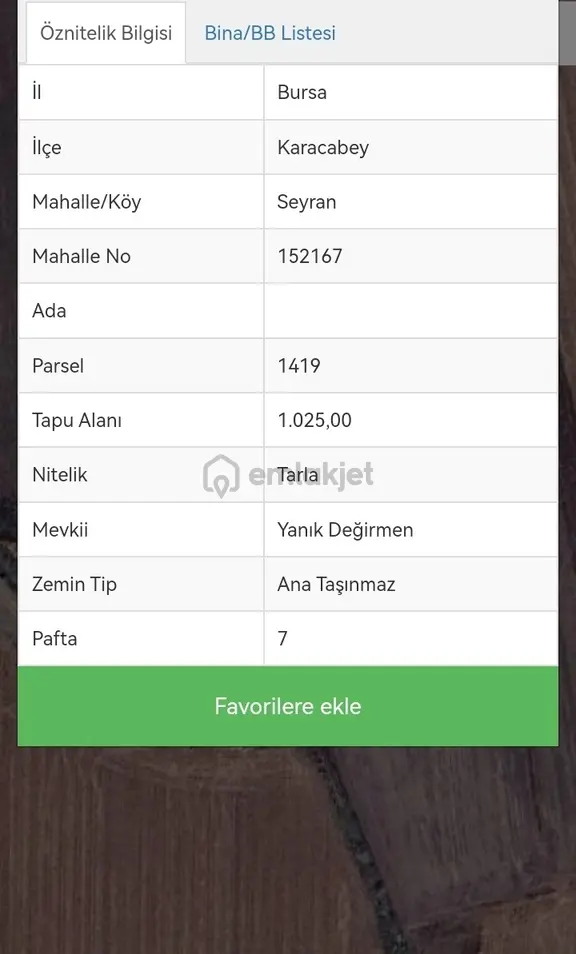 Selçuklu'dan Seyran'da Yatırımlık Fırsat Tarla 1