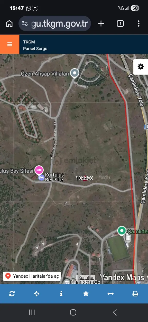 Arel'den Çamlıdere Beyler Mh.yeni Hastane Yakını 268 M.kare Arsa 2