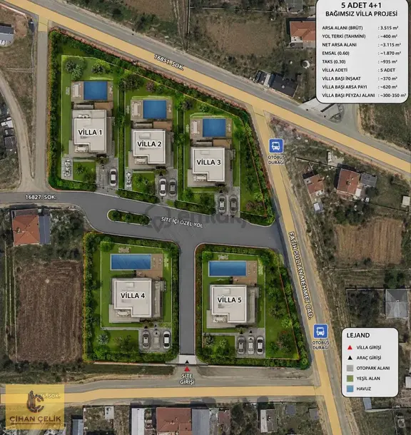 Muazzam Villa Projelerine Uygun Fırsat Arsa 2
