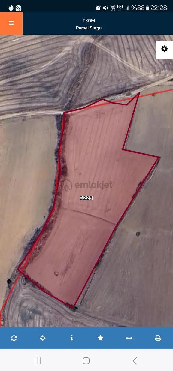 Sahibinden Uzunköprü Malkoç’ta 3 Hisseli 4733 M² Satılık Tarla 1