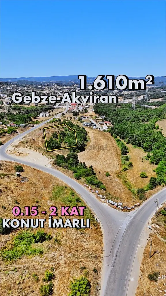 Lavi Ali Gebze Akviranda Tek Tapulu 1.600 M² Gelişme Konut Arsa 2