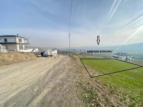 Gökçe Emlak'tan Satılık Tek Tapu Eşsiz Bir Manzarada Villa Arsası 1