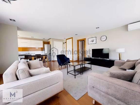 Göktürk Suıtes'te İstanbul Caddesi Üzeri Eşyalı 1+1 Kiralık 1