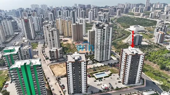 Win'den Akdeniz'de Kısmi Deniz Manzaralı Geniş Satılık 2+1 Daire 2