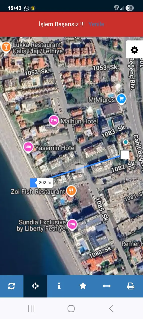 Stop'tan Çalış Plajına 200m.mesafede 2+1 Eşyalı Kiralık Daire 2