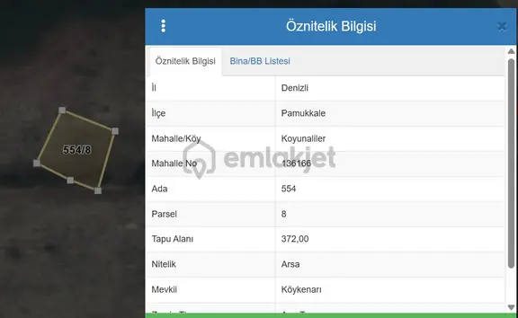 Lobby Fortis'ten Pınarkent Mahallesinde Araba Takaslı Arsa 2