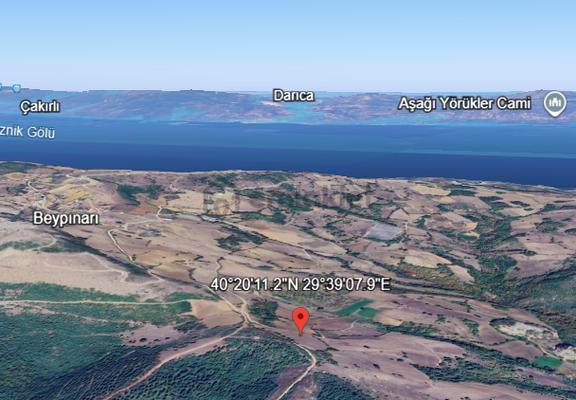 İznik Gölü Yakını Bursa Beypınar Köyü'nde 12dönüm Yola Cephe Yatırımlık Tarla 1