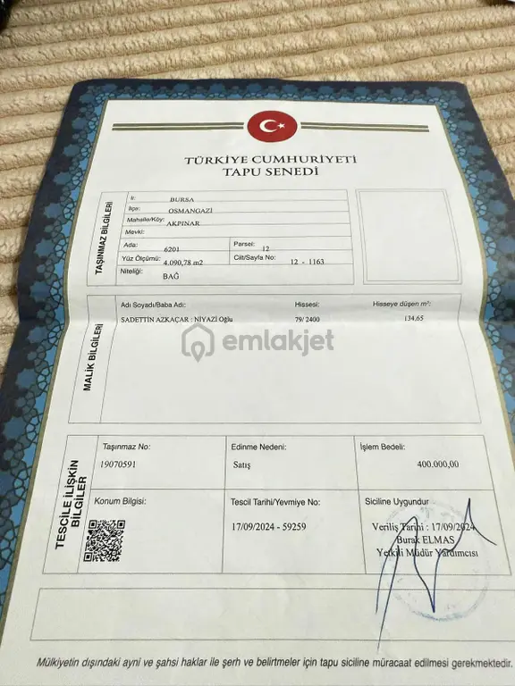 Metroya Çok Yakın 135 M2 Harika Konumda Satılık Arsa 1