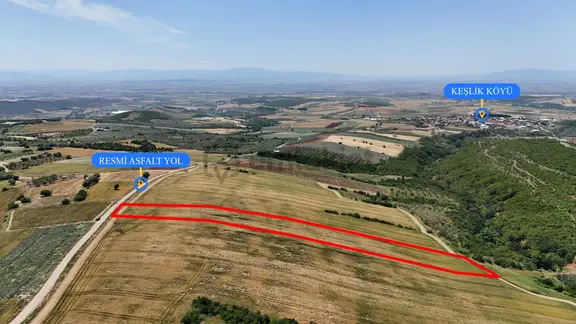 Bursa Karacabey Keşlik Asfalt Cephe Yatırımlık Arazi 2