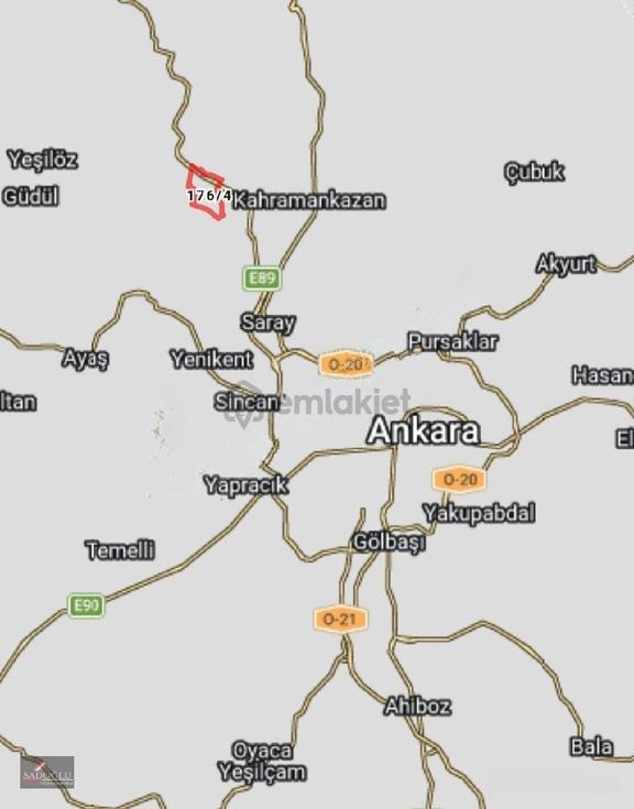 Ankara Ayaş Evci'de 517 M2 Satılık 1