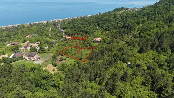 Türkan Emlaktan Gebeşte 1771m² Deniz Manzaralı Arsa 1