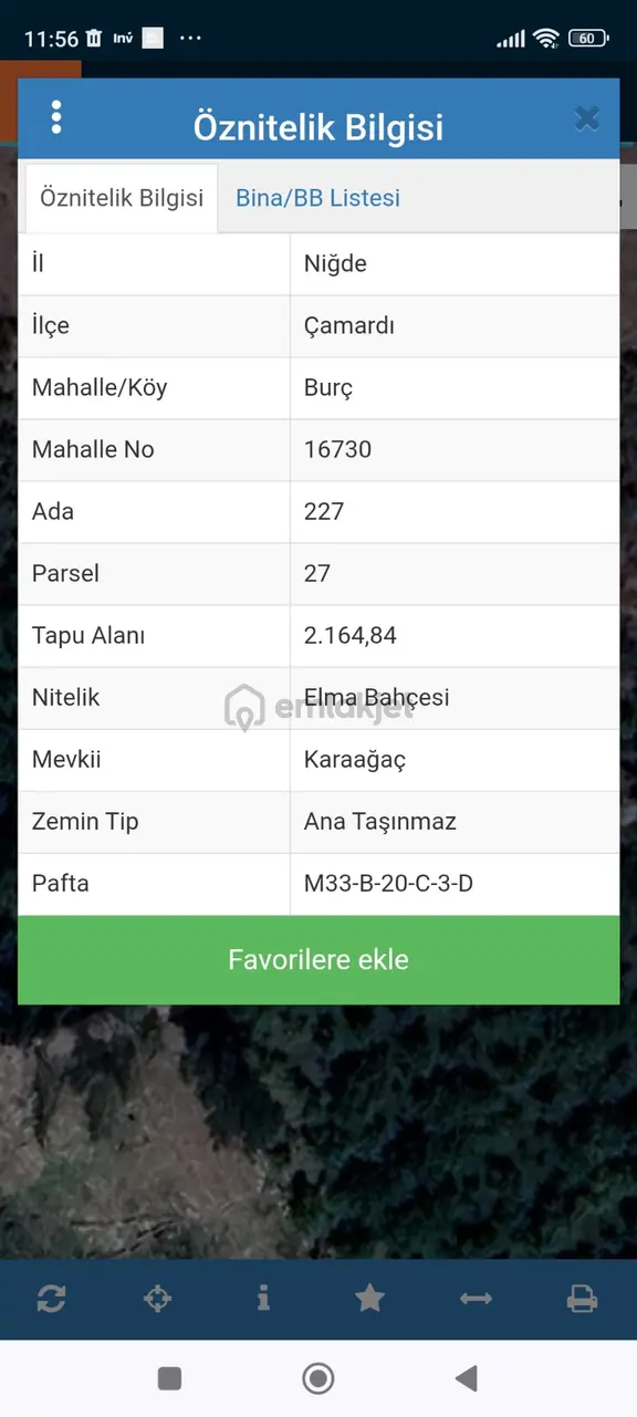 Niğde Çamardı Burç Köyünde İmarsınırı Bitişinde Kaçırılmayacak Yatır. 2 Adet Yan Yana Bahçe Kupon 1
