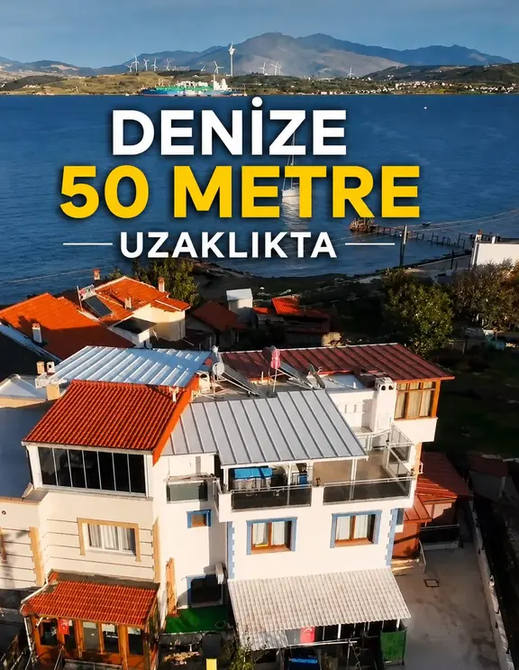Burak Emlak'tan Yenifoça'da Denize 50 Metre, 3+1 Müstakil Tapulu Dubleks 10.800.000 Tl. 1