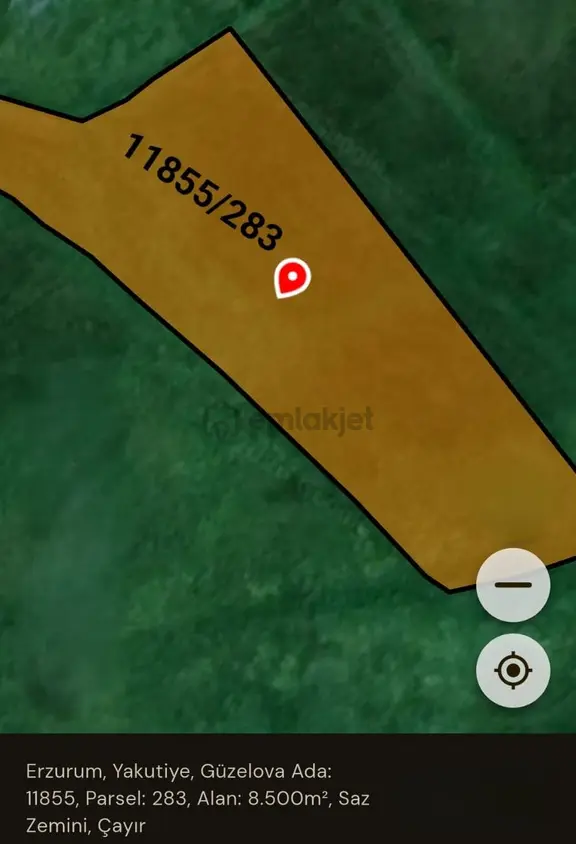 🏡 Satılık Tarla –çayır- Güzelova Mahallesi, Yakutiye / Erzurum