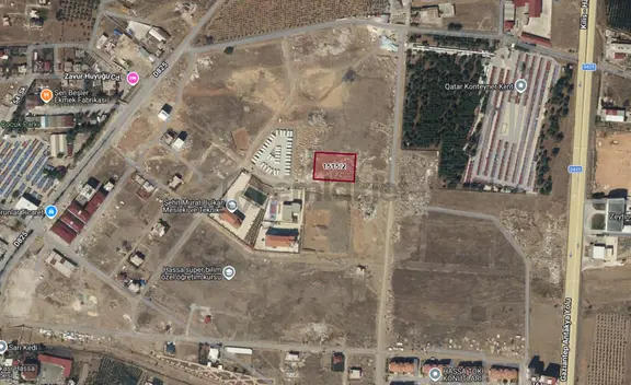 Hassa Derviş Paşa'da Satılık 3.750 M² Ticari + Konut İmarlı Arsa 1