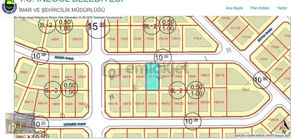 Ulucan'dan İnegöl Karalar'da Satılık Arsa 2