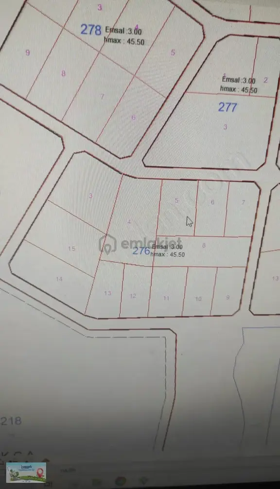 Kırıkkale Çerikli-yerlikent'te 15 Kat İmarlı 1.477 M² Arsa 2