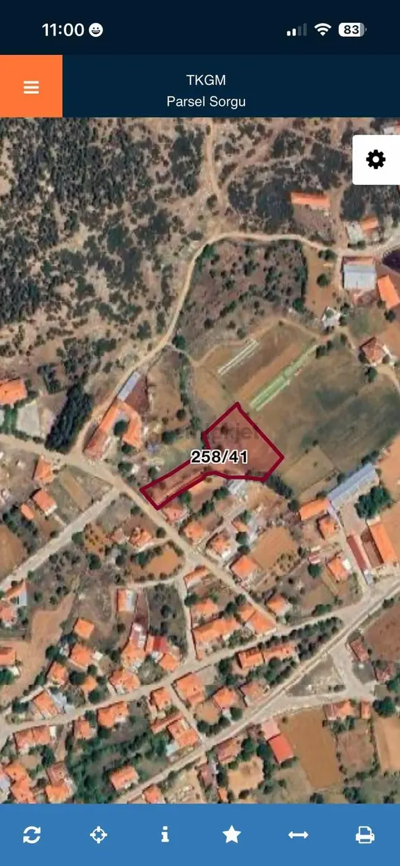 Tavas Horasanlı'da Köy İçinde Fırsat Arsa 2