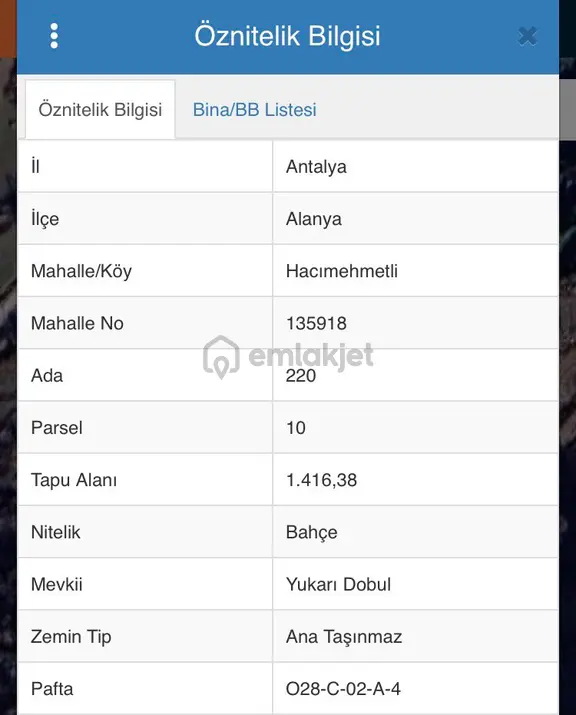 Alanya Gündoğmuş'ta Satılık Müstakil Tapulu Tarla 2