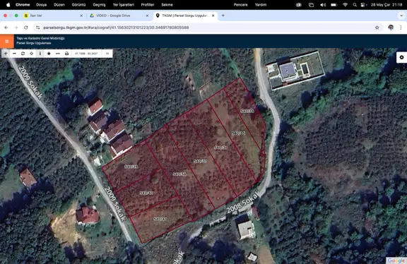 Arifağa'da 824 M2 %40 İmarlı Arsa Manzaralı Deniz Sahil Yakın 2