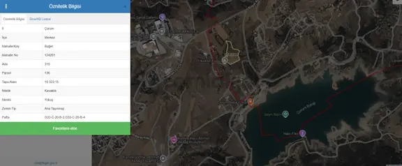 Büğet Yolu Ted Koleji Yanı Baraj Manzaralı Satılık Tarla 2