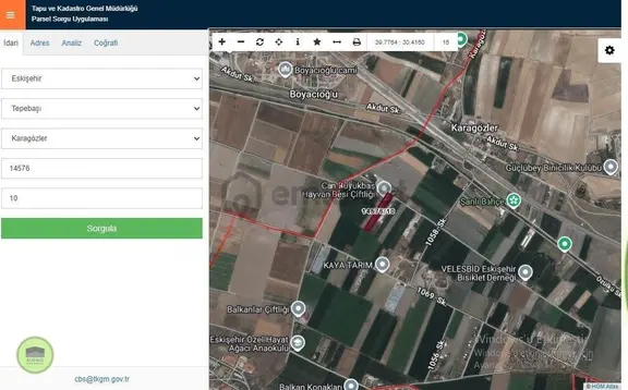 Buewo'dan Karagözler Mah. 8077 M² Acil Satılık Tarla 2