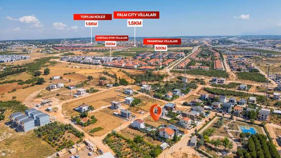 Döşemealtı Tüm Alt Yapıları Hazır 340 M2 Satılık Villa Arsası 1