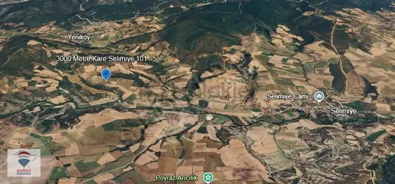 Bursa Yenişehir Selimiyede Yatırımlık 3.000 M² Tek Tapulu Arazi 1