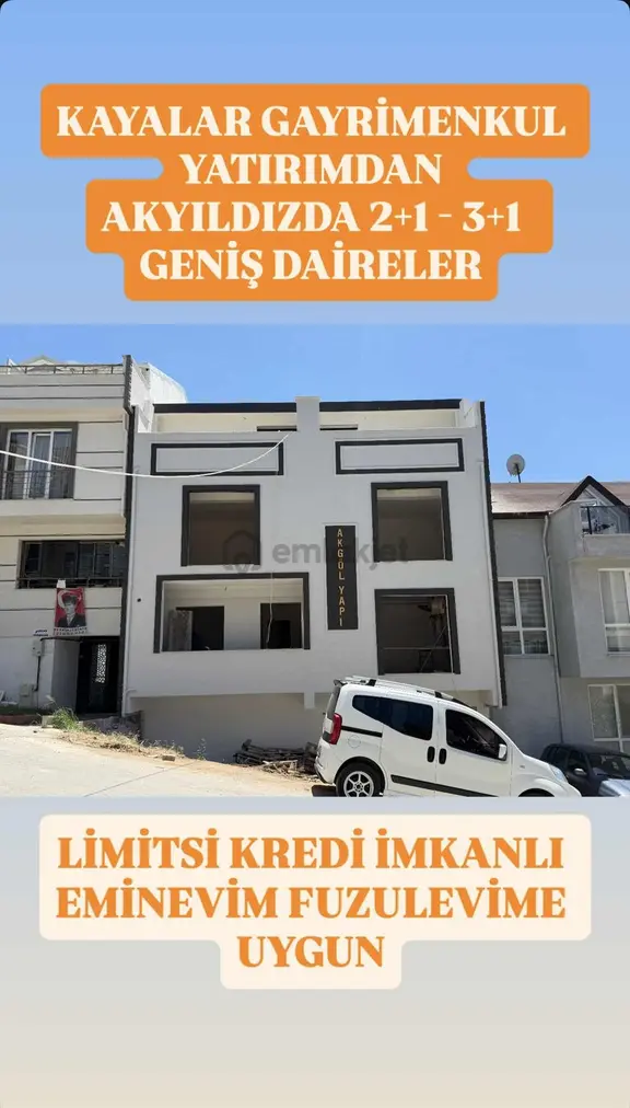 Kayalardan Akyıldızda Satılık 2+1 Manzaralı Dubleks 2