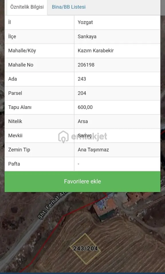 Kazım Karabekir Mahallesi'nde Satilik Arsalar 2
