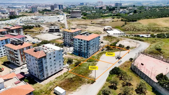 Ekinci Besim Ömer Lisesi Karşısı 1486m² 5 Kat İmarlı Parsel 2