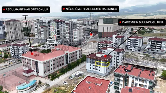 Cm Emlak Hastane Civarı İçi Full Yapılı Arakat Sıfır 2+1 Daire 2