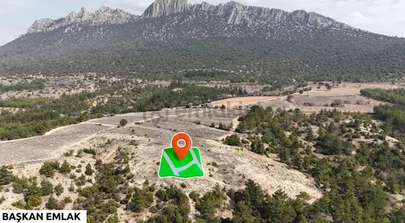 Baklan Merkezde 13.140m2 Satılık Tarla 2