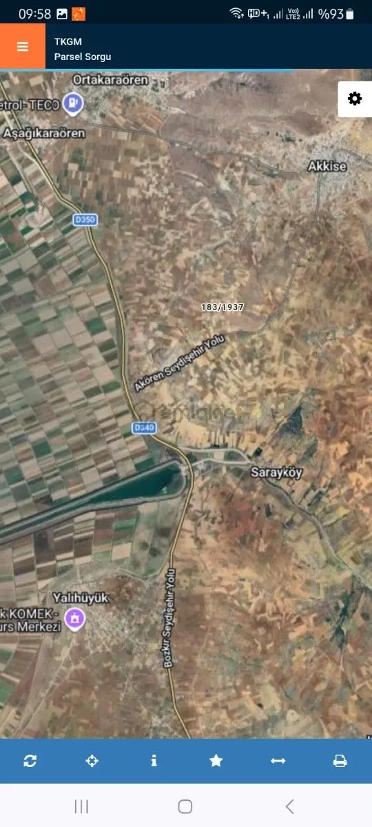 Akören Seydişehir Yoluna 300 Metre Mesafede Çıtır Bağ 2