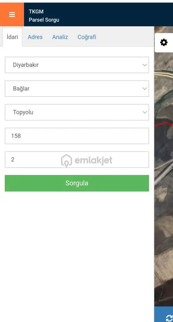 Bağlar Topyol'da Acill Satılık Tarla 1