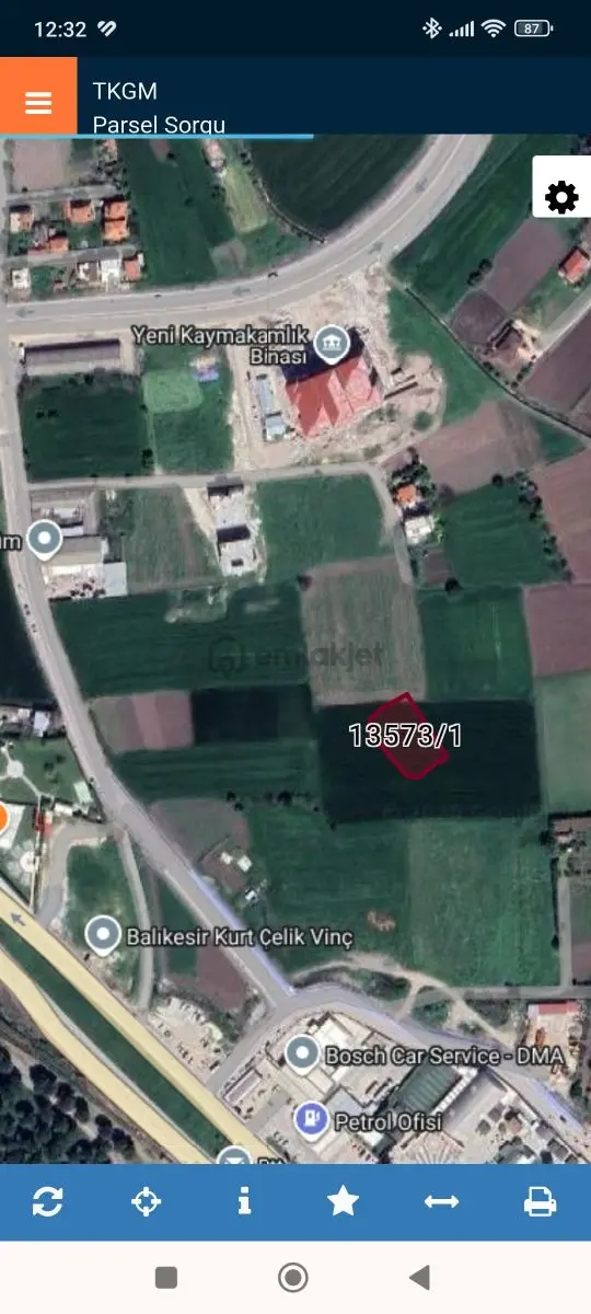 İlkgün Gayrimenkulden Çayırhisar Mah.satılık 651 M2 Arsa Hissesi 1