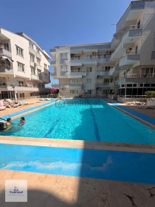 Turyap'tan Didim Efeler'de Havuzlu Sitede Eşyalı Havuz Başı 1+1 1