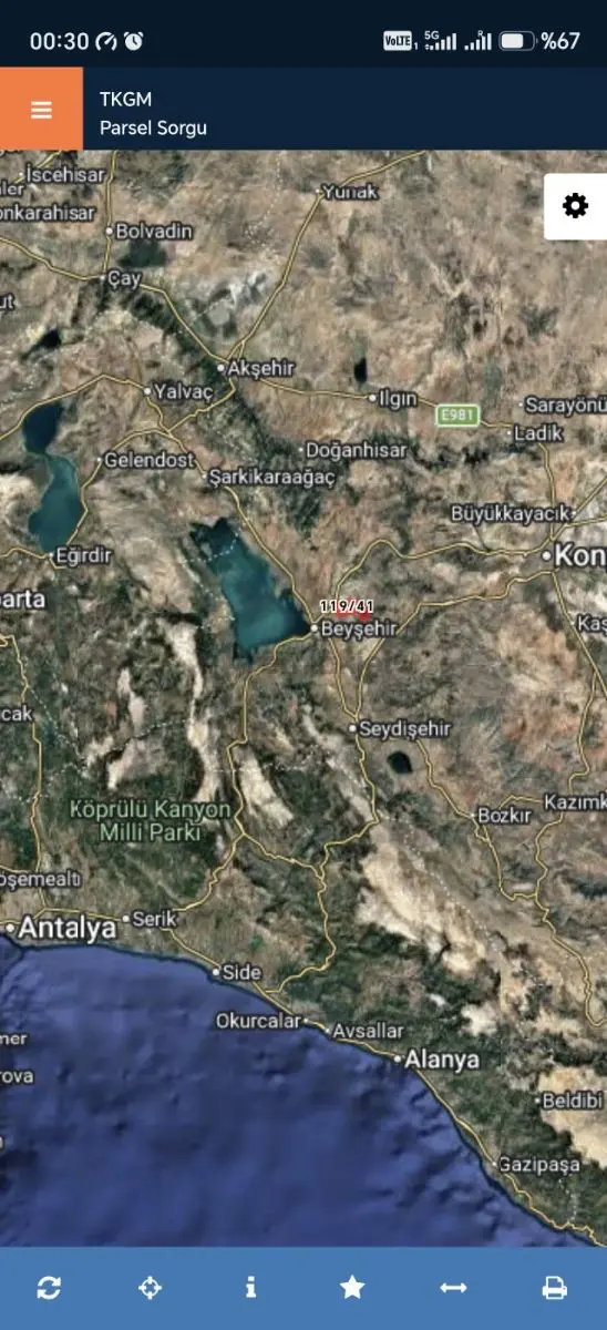 Konya Beyşehir Eğirler Mahallesi'nde Satılık Müstakil Tarla 2
