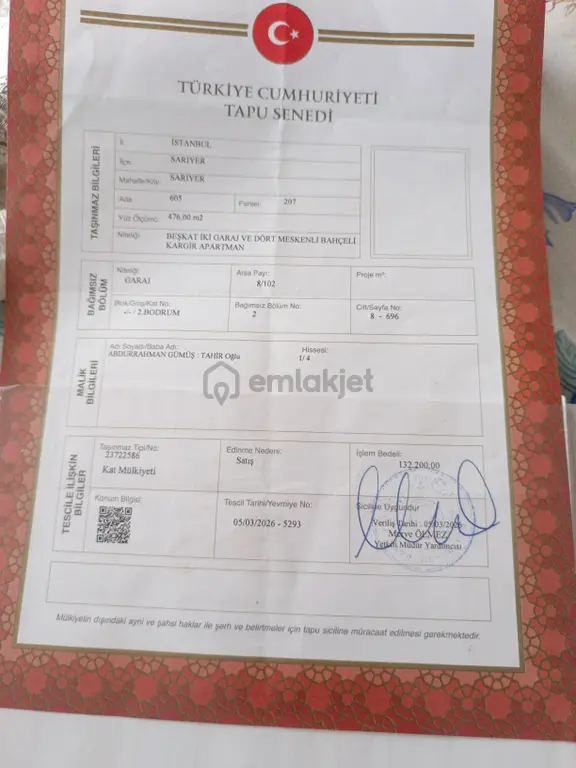 Sahibinden Satılık Arsa Hissesi