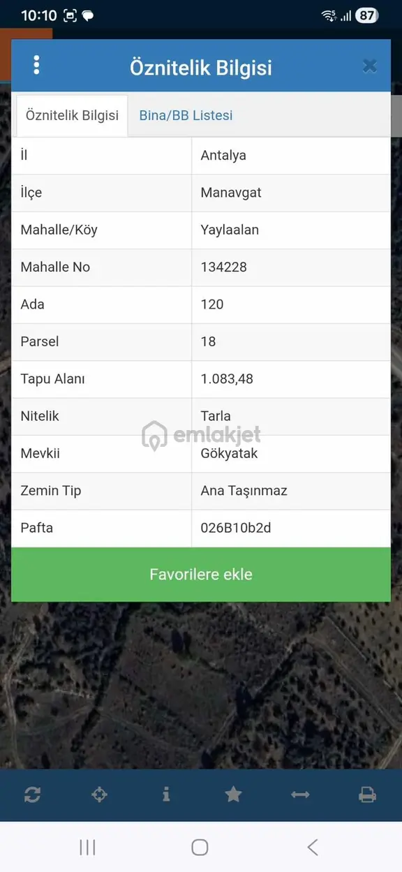 Satılık Tarla 1